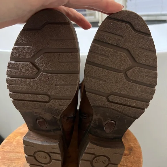 Sofft Rich Brown Ankle Booties - Picture 5 of 6